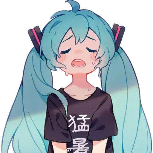 Sticker from the "Hatsune Miku" sticker pack