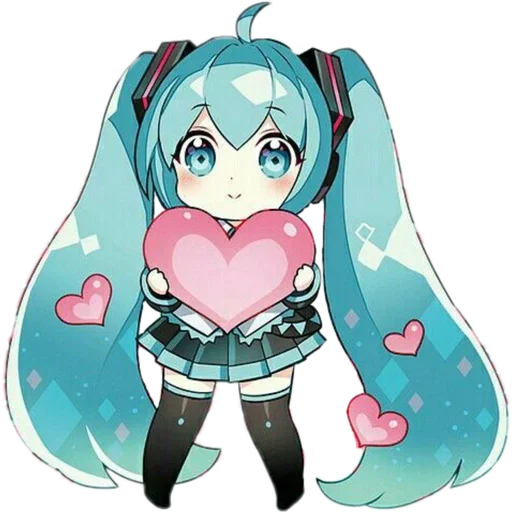 Sticker from the "Hatsune Miku" sticker pack