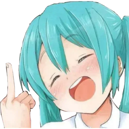 Sticker from the "Hatsune Miku" sticker pack