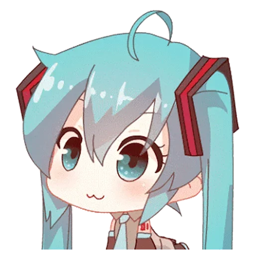 Sticker from the "Hatsune Miku" sticker pack