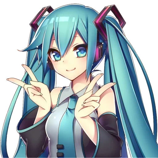 Sticker from the "Hatsune Miku" sticker pack