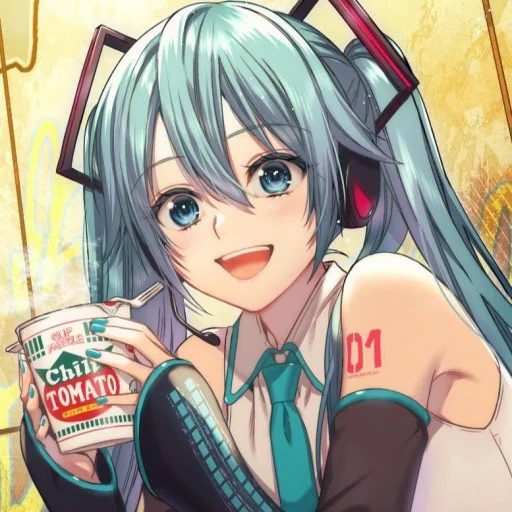 Sticker from the "Hatsune Miku" sticker pack