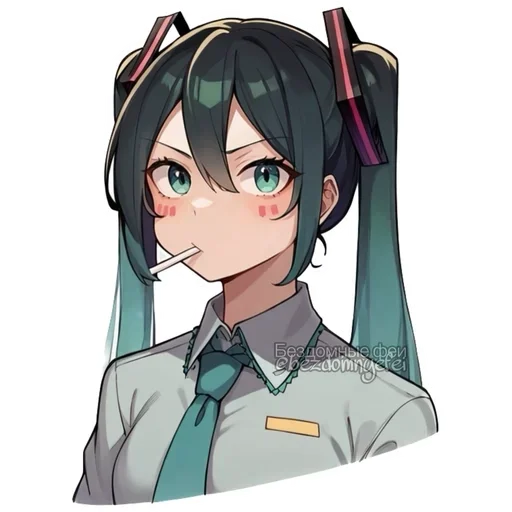 Sticker from the "Hatsune Miku" sticker pack