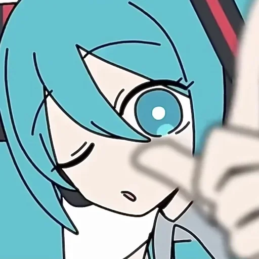 Sticker from the "Hatsune Miku" sticker pack