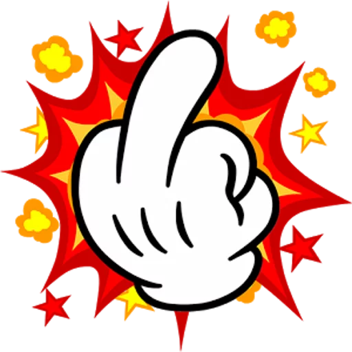 Sticker from the "FU" sticker pack