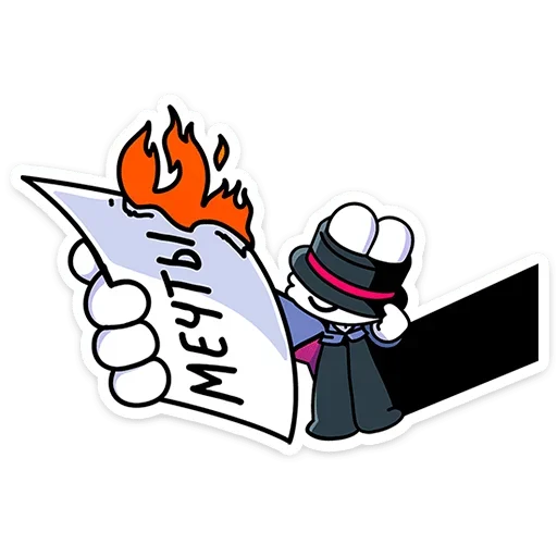 Sticker from the "Кристо" sticker pack