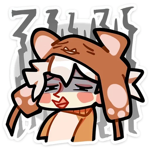 Sticker from the "Федя без надписей" sticker pack