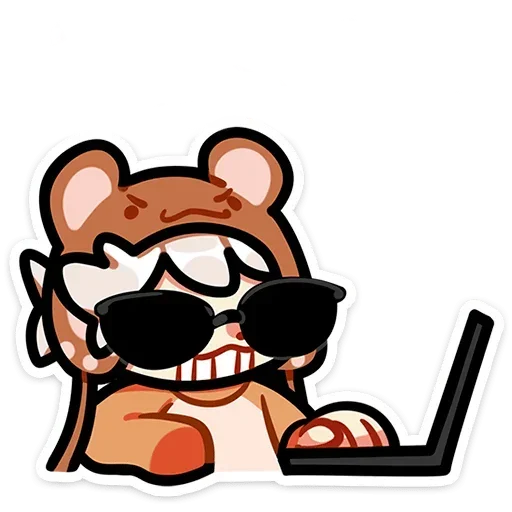 Sticker from the "Федя без надписей" sticker pack