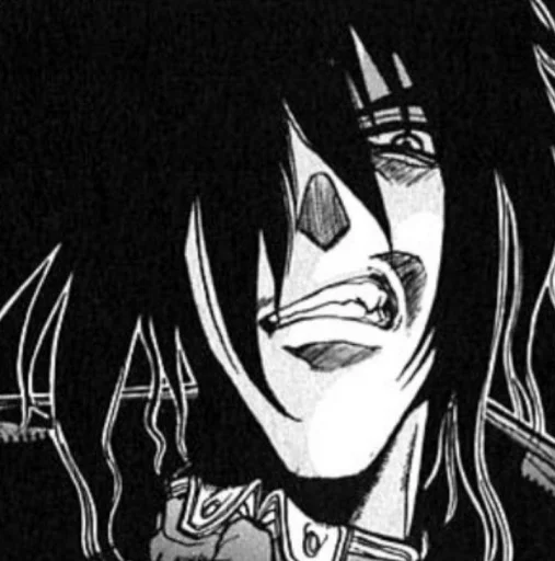 Sticker from the "Hellsing" sticker pack