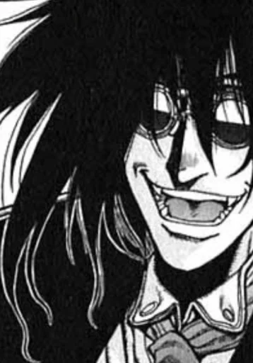 Sticker from the "Hellsing" sticker pack