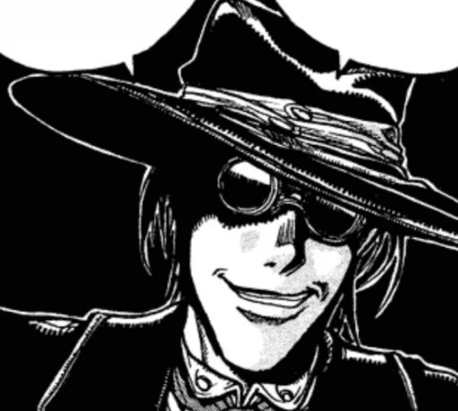 Sticker from the "Hellsing" sticker pack