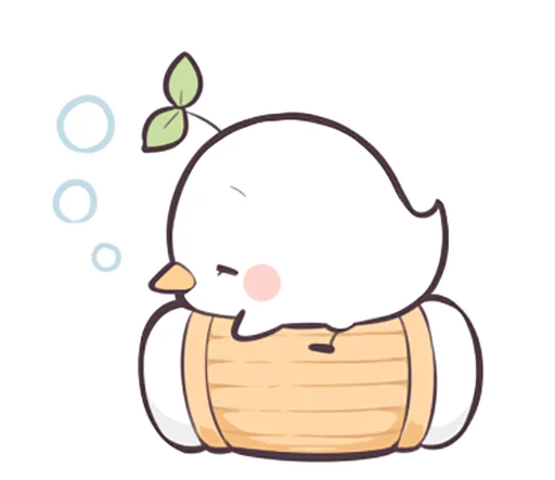 Sticker from the "Seedling Bird" sticker pack