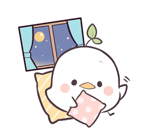 Sticker from the "Seedling Bird" sticker pack