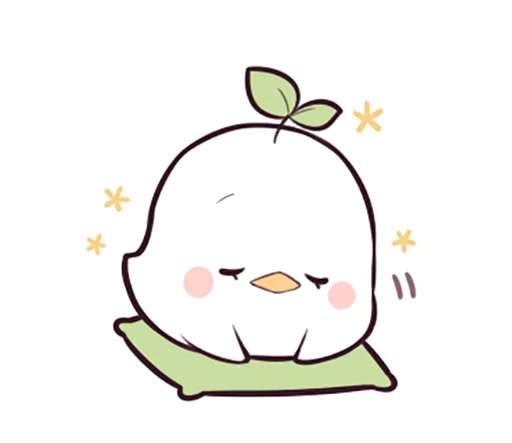 Sticker from the "Seedling Bird" sticker pack