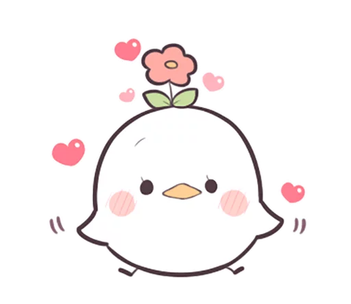 Sticker from the "Seedling Bird" sticker pack