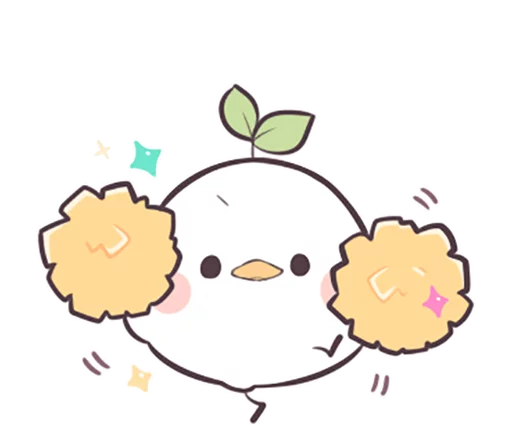 Sticker from the "Seedling Bird" sticker pack