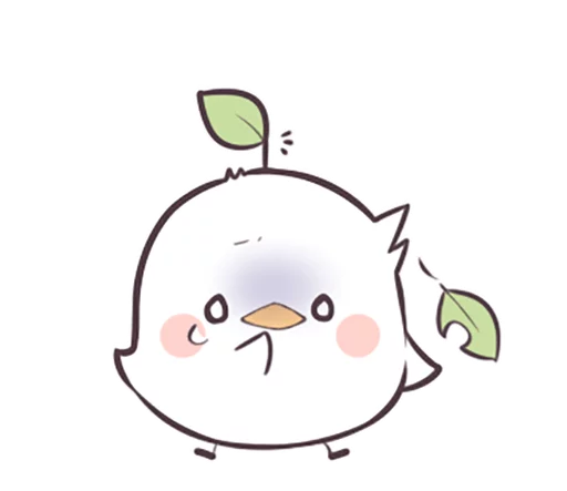 Sticker from the "Seedling Bird" sticker pack