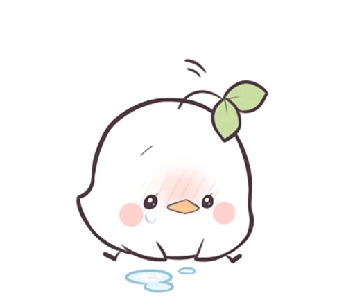 Sticker from the "Seedling Bird" sticker pack