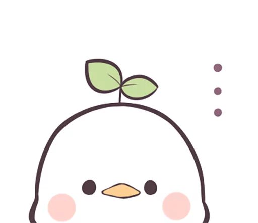 Sticker from the "Seedling Bird" sticker pack