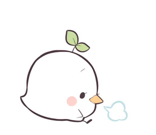 Sticker from the "Seedling Bird" sticker pack