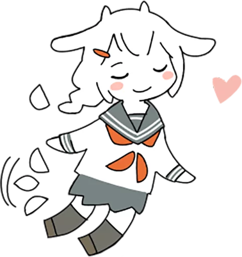 Sticker from the "Goat Girl by SR" sticker pack