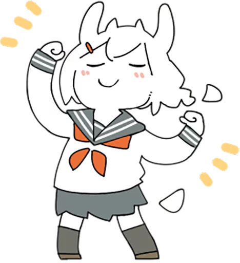 Sticker from the "Goat Girl by SR" sticker pack