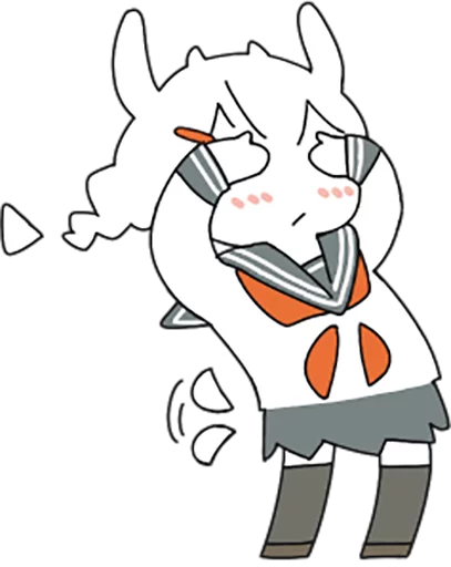 Sticker from the "Goat Girl by SR" sticker pack