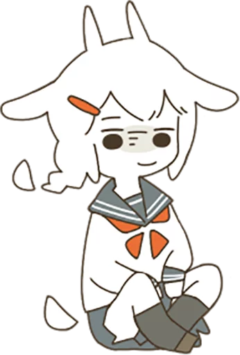 Sticker from the "Goat Girl by SR" sticker pack