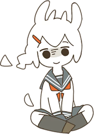 Sticker from the "Goat Girl by SR" sticker pack