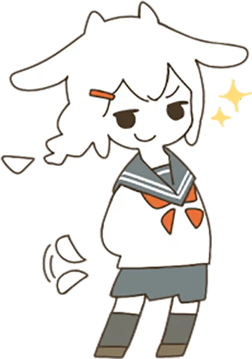 Sticker from the "Goat Girl by SR" sticker pack