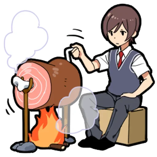 Sticker from the "Food boy" sticker pack