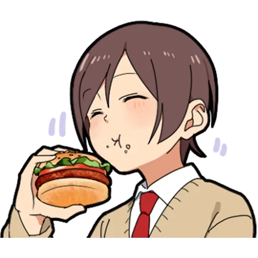 Sticker Food boy