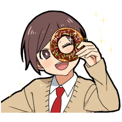 Sticker Food boy