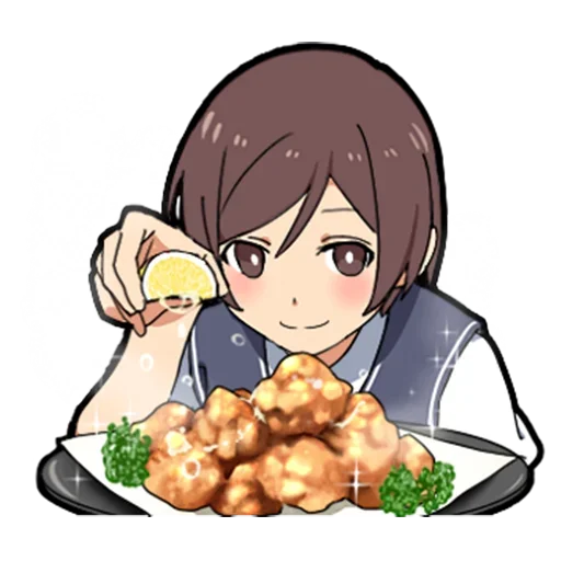 Sticker Food boy