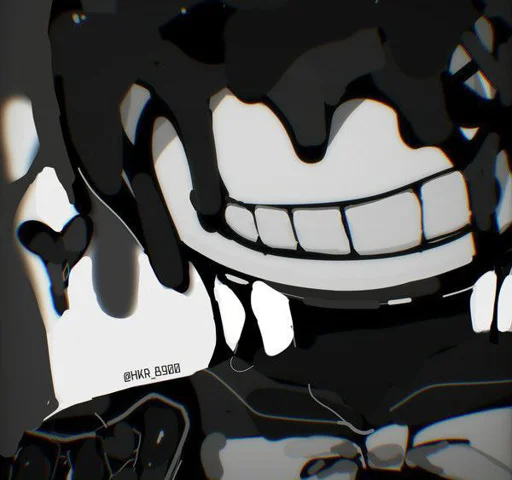 Sticker Bendy And The Ink Machine