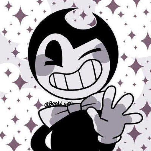 Sticker from the "Bendy And The Ink Machine" sticker pack