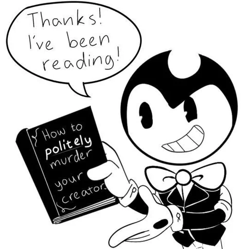 Sticker Bendy And The Ink Machine