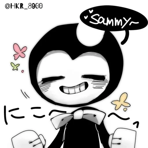 Стикер из набора "Bendy And The Ink Machine"