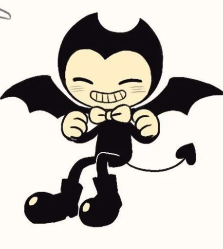 Sticker from the "Bendy And The Ink Machine" sticker pack