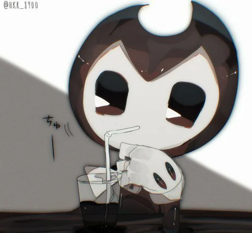 Sticker Bendy And The Ink Machine