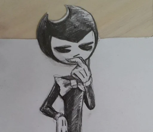 Sticker Bendy And The Ink Machine