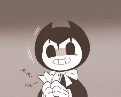 Sticker Bendy And The Ink Machine