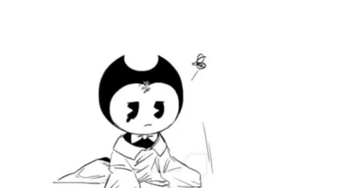 Sticker Bendy And The Ink Machine