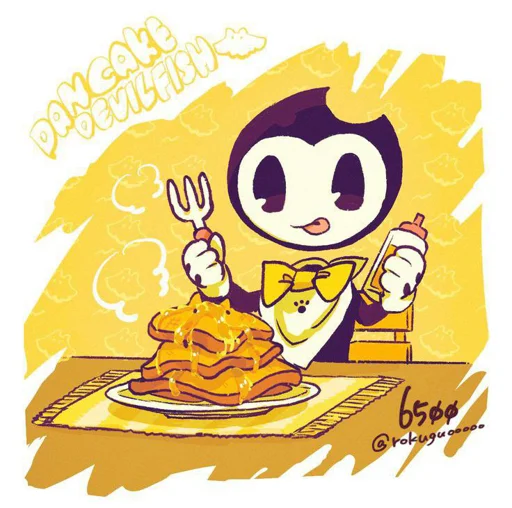 Sticker from the "Bendy And The Ink Machine" sticker pack