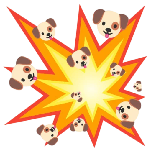 Sticker from the "good boy" sticker pack