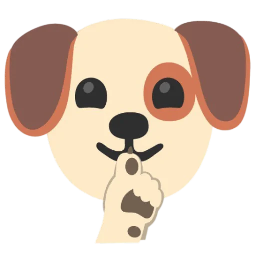 Sticker from the "good boy" sticker pack