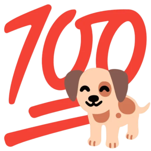 Sticker from the "good boy" sticker pack