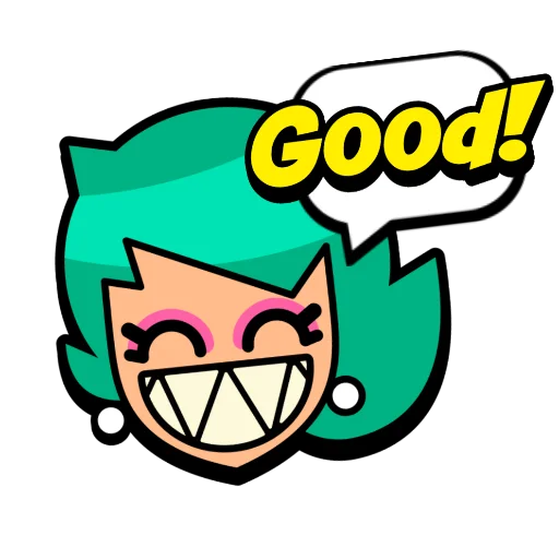 Sticker from the "brawl stars" sticker pack