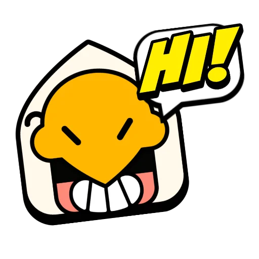 Sticker from the "brawl stars" sticker pack