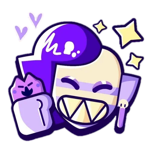 Sticker from the "brawl stars" sticker pack